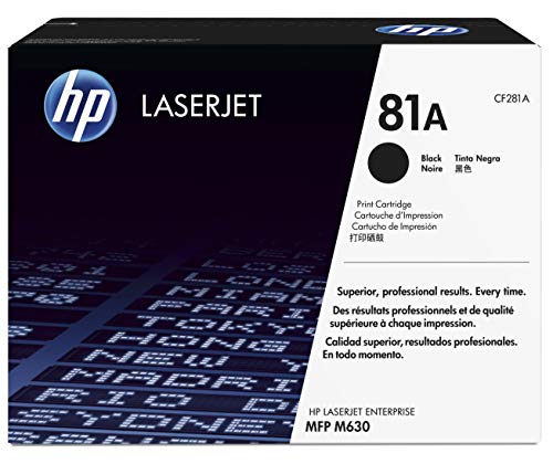 Best Value HP CF281A 81A Original LaserJet Toner Cartridge, Black, Pack of 1