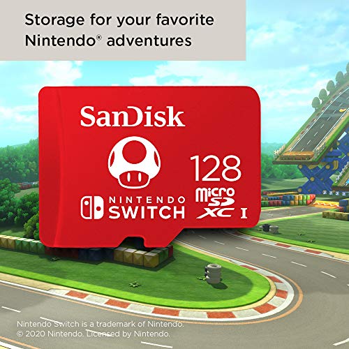 SanDisk - Flash memory card - 128 GB - UHS-I U3 - microSDXC UHS-I - for Nintendo Switch