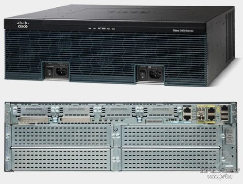 Cisco 3925E Security Bundle - Router - GigE - WAN ports: 4 - rack-mountable