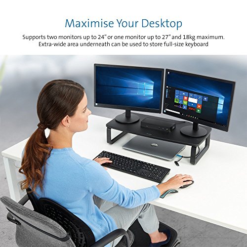 Kensington SmartFit Extra Wide Monitor - Stand - for Monitor - screen size: up to 27"