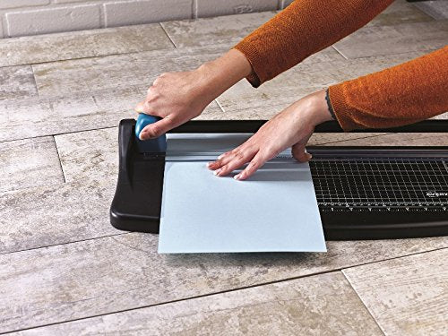 Best Value Avery A4 TR002 Photo and Paper Trimmer - paper cutter, Black and Teal