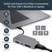 StarTech.com USB-C Multiport Video Adapter - Aluminum - USB Type C to VGA / 4K HDMI/Mini DisplayPort/DVI - USB C Adapter - Space Gray (CDPVDHDMDPSG)