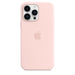 Apple - Back cover for mobile phone - with MagSafe - silicone - chalk pink - for iPhone 14 Pro Max