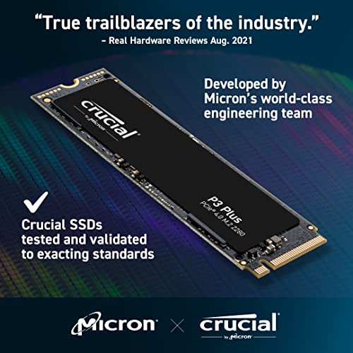 Crucial P3 Plus - SSD - 4 TB - internal - M.2 2280 - PCIe 4.0