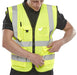 Hi Vis Executive Waistcoat To Iso 20471 Yellow Xxl