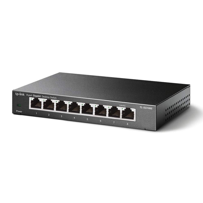 Best Value TP-Link TL-SG108S 8-Port Desktop Gigabit Ethernet Switch, Steel Case, Lifetime Warranty