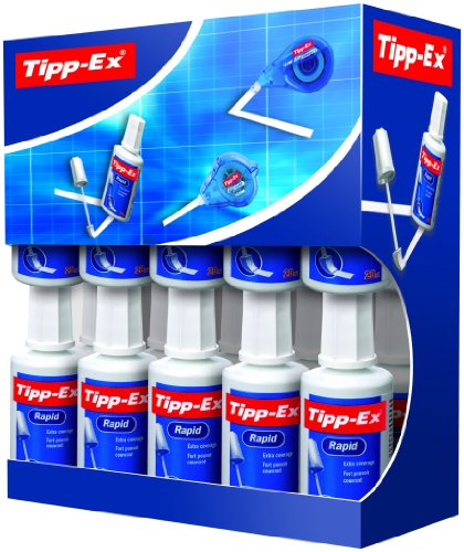 Best Value Tipp-Ex Rapid Correction Fluid - 20 ml, Box of 20