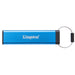 Best Value Kingston DT2000/64 GB Data Traveler 2000 Encrypted USB 3.0 with Keypad, Blue