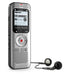 Philips Dictation DVT2010 VoiceTracer Audio Recorder 8GB Memory Chrome Silver