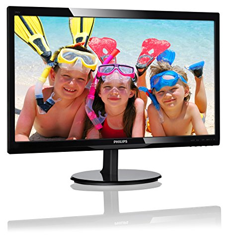 PhilIPS 223V5LSB/00 21.5", 16.9, V-Line, Black, Texture Finish, w-led, 1920x1080, TN, 170/160 Viewing Angle CR:10, 250 cd/m2, 1000:1, 5ms, 100x100 VESA, Tilt: -5/+20, VGA / DVI-D, Internal PSU, 2 years Warranty