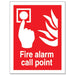 Best Value Stewart Superior Fire Alarm Call Point Self Adhesive Sign Ref FF073PVC