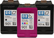 HP 901XL/901 Combo-pack - 2-pack - High Yield - colour (cyan, magenta, yellow), pigmented black - original - ink cartridge - for Officejet 4500 G510a, 4500 G510b, 4500 G510g, 4500 G510h, 4500 Wireless G510n