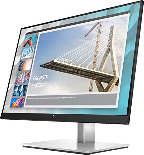 HP E24i G4 - E-Series - LED monitor - 24" - 1920 x 1200 WUXGA @ 60 Hz - IPS - 250 cd/m - 1000:1 - 5 ms - HDMI, VGA, DisplayPort - black