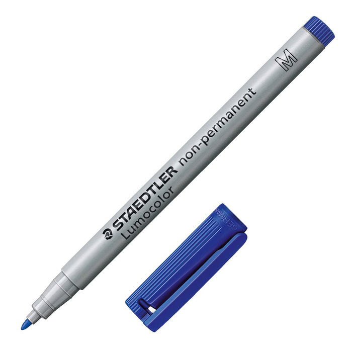 Best Value Staedtler Lumocolor 013267 Non-Permanent Pen 315-3 Medium 1.0 mm Line - Pack of 10, Blue