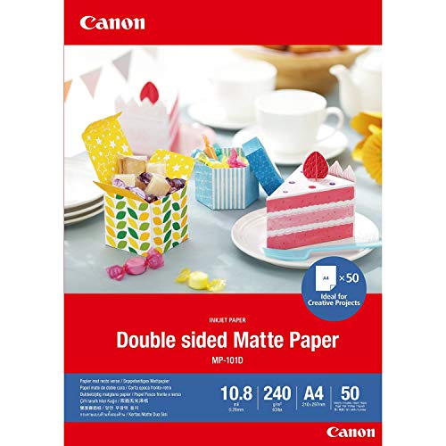 Canon Double-sided Matte Paper MP-101D - Matte - 275 micron - A4 (210 x 297 mm) - 240 g/m - 50 sheet(s) paper