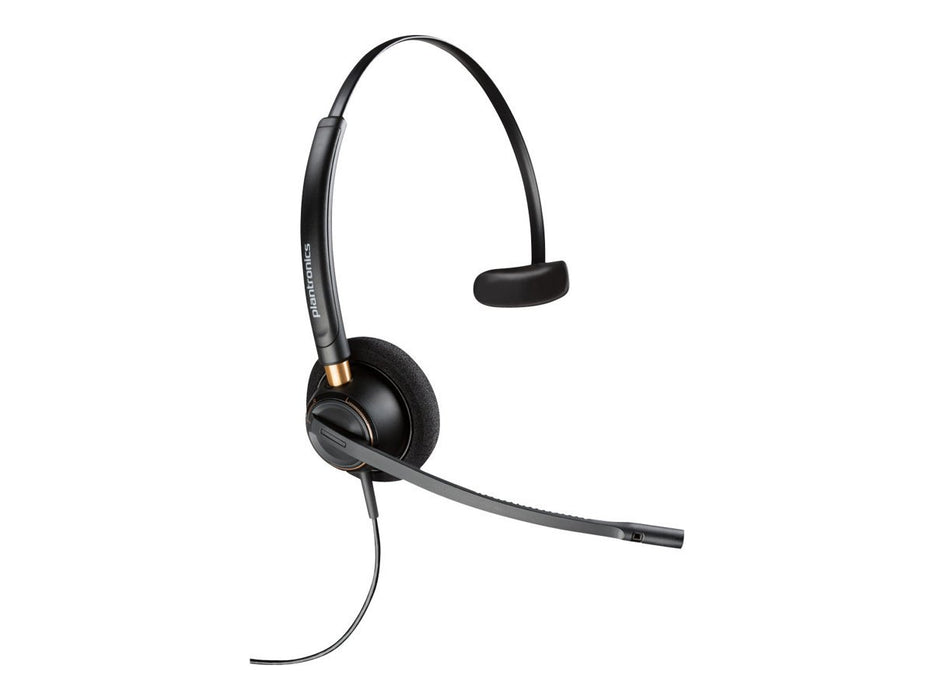 Best Value Plantronics EncorePro HW510D Over-the-Head Monaural Headset with Noise Cancelling Microphone