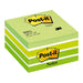 Best Value Post-It 2028G Notes, 76 x 76 mm - Pastel Green, 1 Cube (450 Sheets)