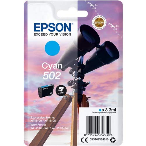 Best Value EPSON C13T02V24010 Standard Inkjet Cartridge - Cyan