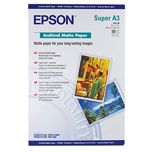 Best Value Epson Archival - Matte paper - Super (330 x 483 mm) - 192 g/m2 - 50 sheet(s)