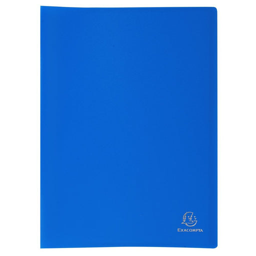 Best Value Exacompta Soft PP Display Book, A4, 20 Pockets - Blue