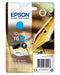 Epson 16XL - 6.5 ml - XL - cyan - original - blister - ink cartridge - for WorkForce WF-2010, 2510, 2520, 2530, 2540, 2630, 2650, 2660, 2750, 2760