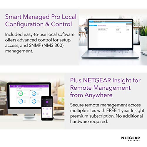 NETGEAR GS716TP - 16-port Gigabit Ethernet PoE+ Smart Managed Pro Switch with 2 SFP Ports and Cloud Management - Switch - smart - 16 x 10/100/1000 (PoE+) + 2 x 1000Base-X SFP (uplink) - rack-mountable - PoE+ (180 W)