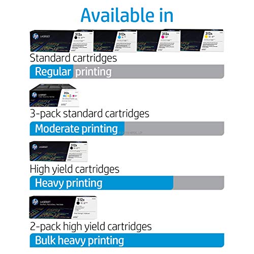 HP 312A - CF380A - 1 x Black - Toner cartridge - For Color LaserJet Pro MFP M476dn, MFP M476dw, MFP M476nw