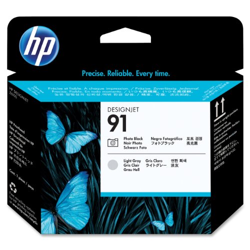 Best Value HP Original 91 Blk & Light Grey Printhead