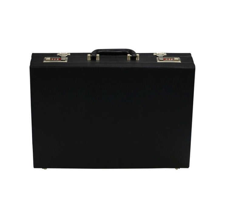 Best Value Alassio - 92300 PONTE - attache case briefcase with expandable fold, imitation leather, black