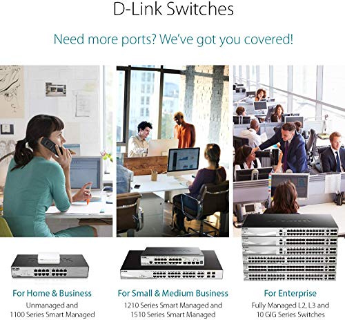 D-Link 24-port 10/100/1000 Gigabit Desktop Switch