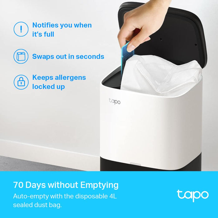 Tapo RV30 Plus V1 - Vacuum cleaner - robotic - bagless included charger