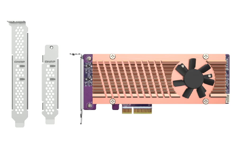 QNAP QM2-2P-344 - Storage controller - M.2 - PCIe - low profile - PCIe 3.0 x4