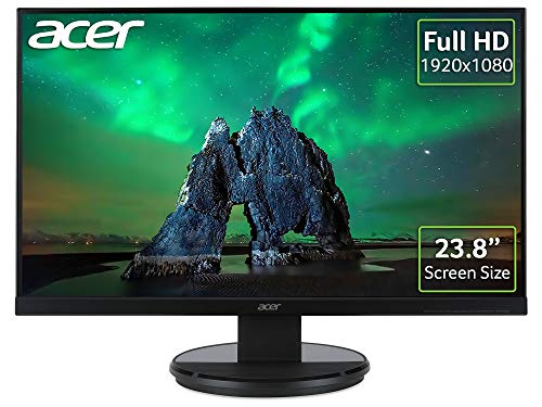 Acer K242HYL Bbix - LED monitor - 23.8" (23.8" viewable) - 1920 x 1080 Full HD (1080p) @ 60 Hz - IPS - 250 cd/m - 4 ms - HDMI, VGA - black