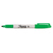 Best Value Sharpie Permanent Markers, Fine Tip, Green, Box of 12