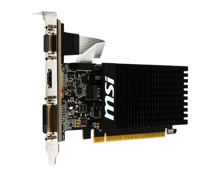 MSI N730K 2GD3 LP NVIDIA GeForce GT 730 2GB DDR3 LPV1 Graphics Card