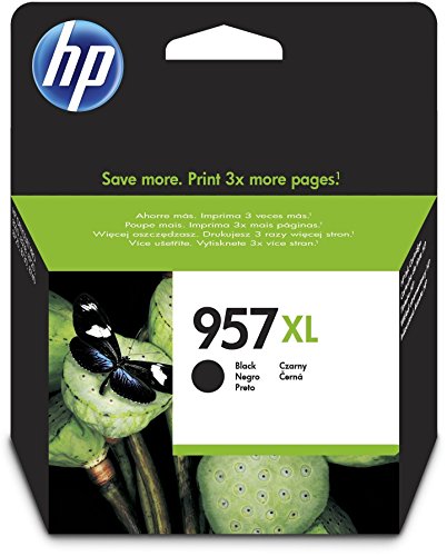 HP 957XL - 63.5 ml - Extra High Yield - black - original - ink cartridge - for Officejet Pro 7720, 7730, 7740, 8210, 8218, 8720, 8725, 8728, 8730, 8740, 8745