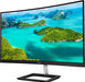 Philips E-line 325E1C - LED monitor - curved - 32" (31.5" viewable) - 2560 x 1440 QHD @ 75 Hz - VA - 250 cd/m - 3000:1 - 4 ms - HDMI, VGA, DisplayPort - textured black