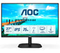 AOC Basic Line 27B2DA 27 Inch 1920 x 1080 Full HD 1080p 75Hz IPS MM HDMI VGA DVI LED Monitor Black