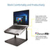 Kensington SmartFit Laptop Riser - Notebook stand - 15.6" - black