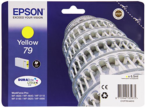 Best Value Epson C13T79144010 79 DURABrite Ink Cartridge, Yellow, Genuine, Amazon Dash Replenishment Ready