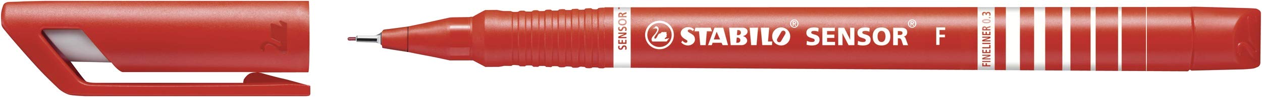 Best Value Fineliner - STABILO SENSOR F Box of 10 Red