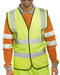 Hi Vis Waistcoat To Iso 20471 Yellow Large