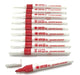 Best Value Whiteboard Drywipe Bullet Tip Red Markers x 10 (PC)