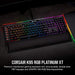 K95 Platinum XT MX Blue RGB USB Keyboard