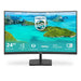 Philips E-line 241E1SCA - LED monitor - curved - 24" (23.6" viewable) - 1920 x 1080 Full HD (1080p) @ 75 Hz - VA - 250 cd/m? - 3000:1 - 4 ms - HDMI, VGA - speakers - textured black