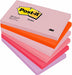 Best Value Post-it Notes, 76 x 127 mm - Joyful Colours, 12 Pads (100 Sheets Per Pad),3M87120