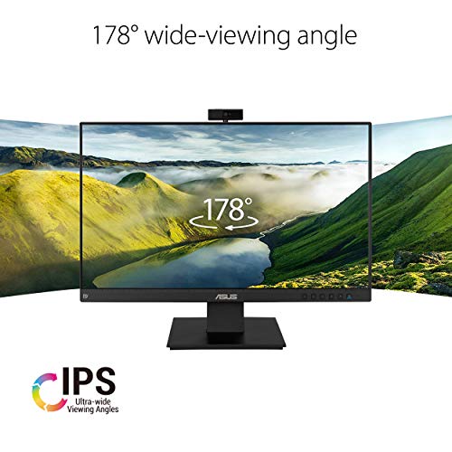 ASUS BE24EQK - LED monitor - 23.8" - 1920 x 1080 Full HD (1080p) - IPS - 300 cd/m - 1000:1 - 5 ms - HDMI, VGA, DisplayPort - speakers - black