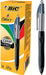 Best Value BIC 4 Colours Grip Pro Ball Pens - Box of 12