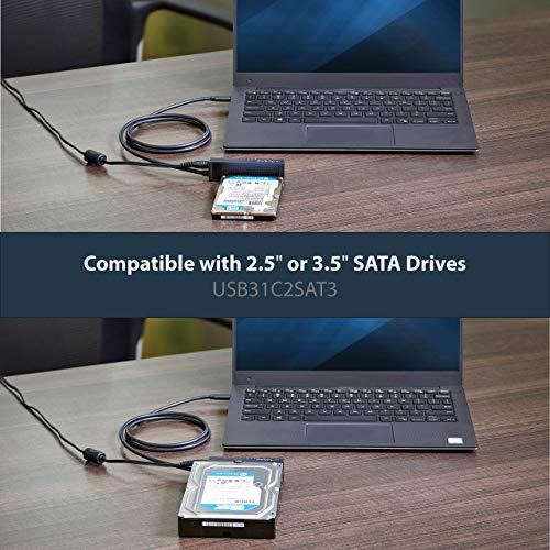 StarTech.com USB 3.1 (10Gbps) Adapter Cable for 2.5/3.5 SATA Drives - USB-C