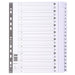 Best Value Exacompta Mylar Printed Indices, A4, 31 Parts (1-31) - White